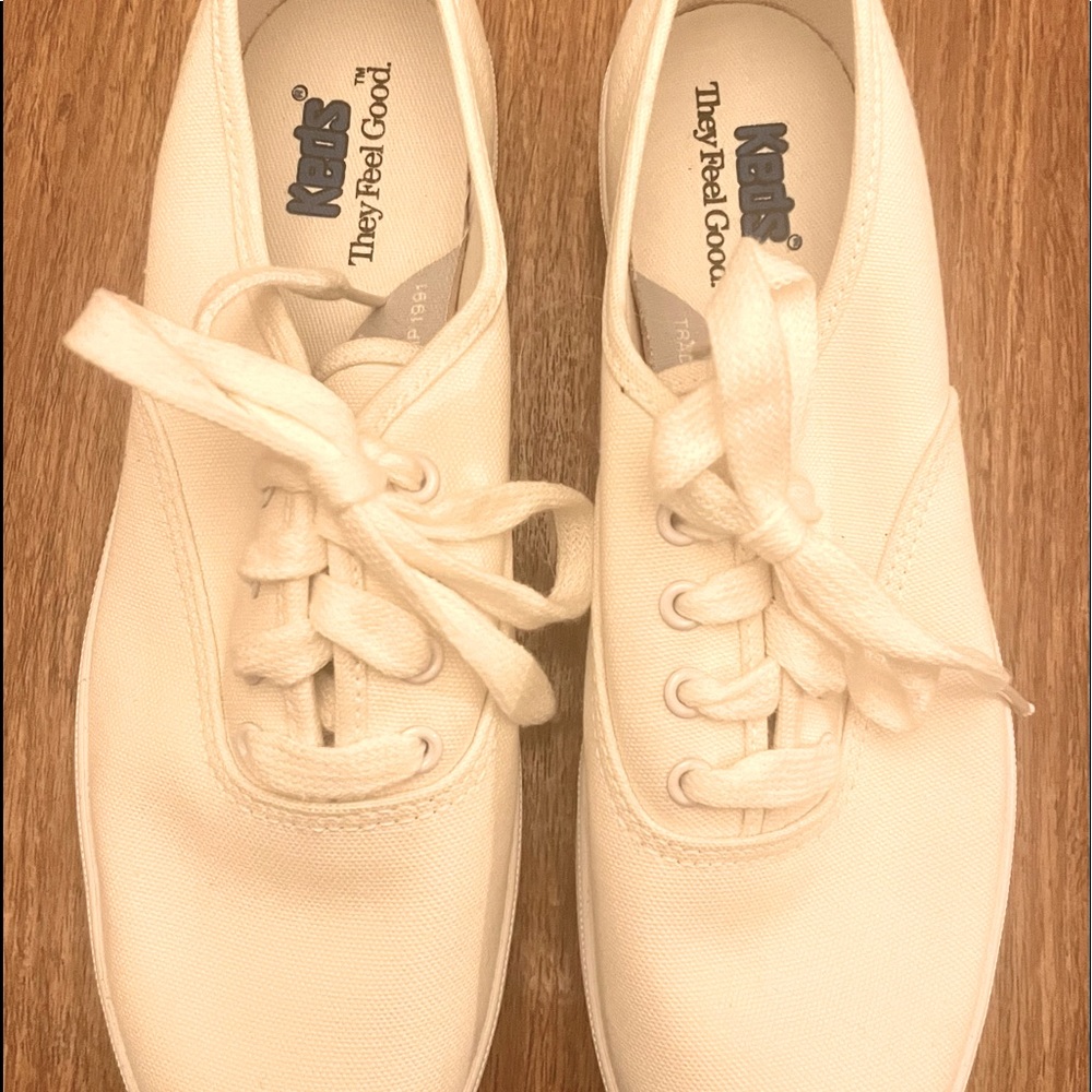 Keds WK340 White Champions Canvas Sneakers 6M